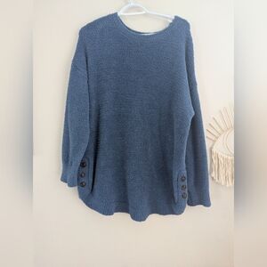 Ricki's Cozy Blue Crew Neck Sweater